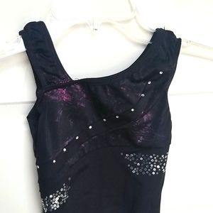 GK Leo Purple & Rhinestone Large